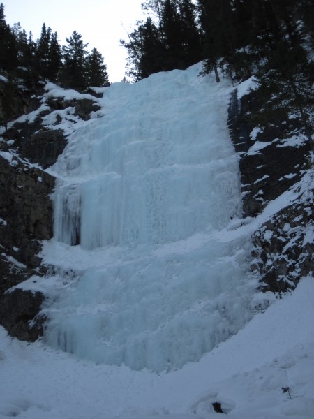 One of the upper pitches on Guinness Gulley - fun - 4/10/12