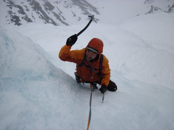 Jack cruising up the 3rd pitch of Murchison Falls - 4/14/12