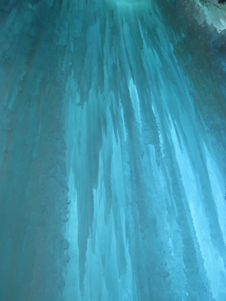 From inside the ice cave on Louise Falls &#40;110m WI 4-5&#41; - 4/15/12