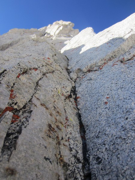 Good looking granite on our first pitch