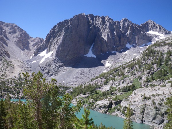 Temple Crag, as viewed from Third Lake