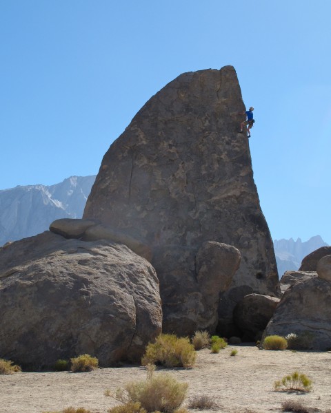 Alabama Hills, Shark Fin Arete.