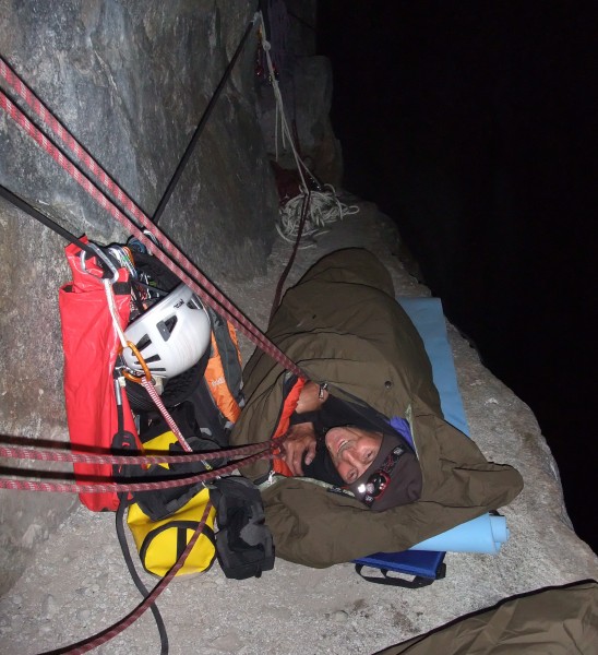 Me sleeping on Awhanee Ledge, leaning TOwer