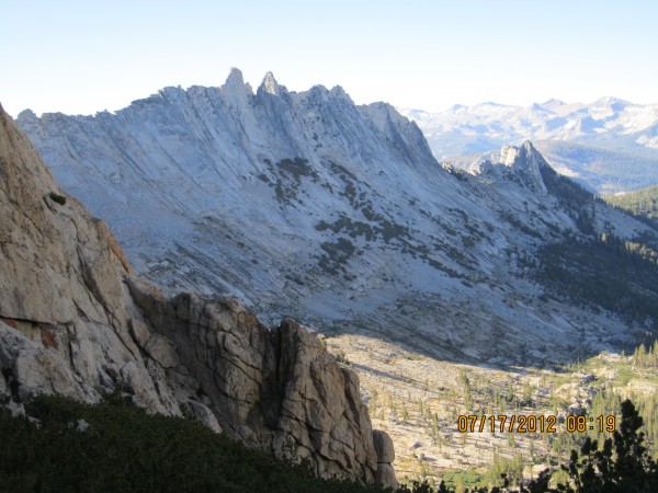 Start is toward the right third of the photo in the group of trees in ...