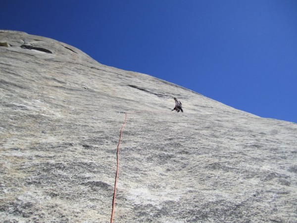 Crest Jewel, P4.  Nothing like 1 bolt in 100 feet!  Okay, the climbing...