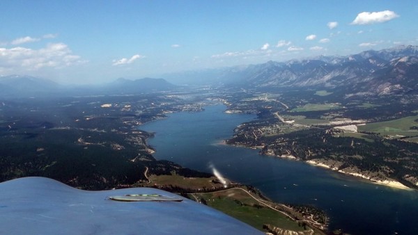 On descent into Invermere, BC