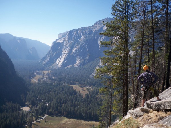 My buddy Mark near the top of Royal Arches..