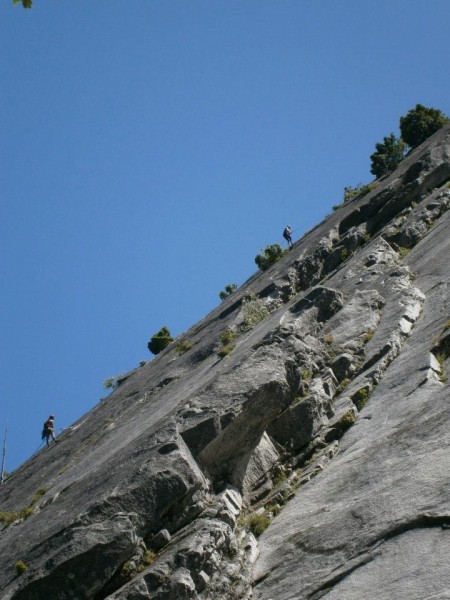 Mrs. l.e.f.h. is the uphill rappeller