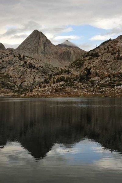 Clearing storm on Evolution Lake