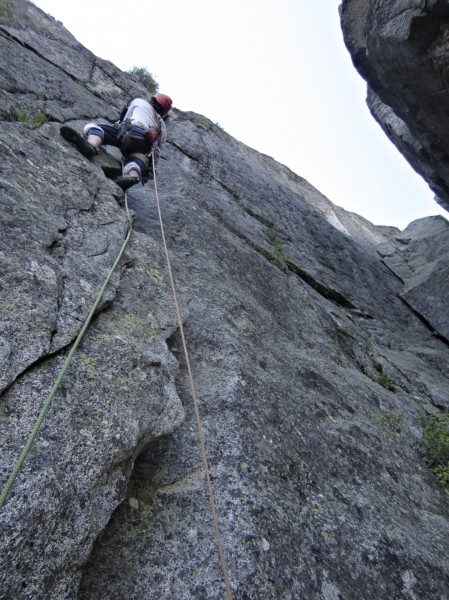 steep pitch after the flying buttress