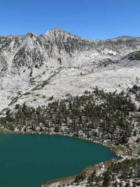 Hooper Lake with an unnamed peak