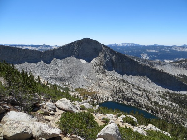 Unnamed Peak and Chamberlain Lake