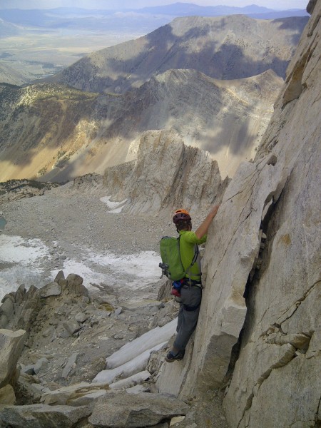 We ended up soloing part of the North Arete and the Double Dihedral- b...