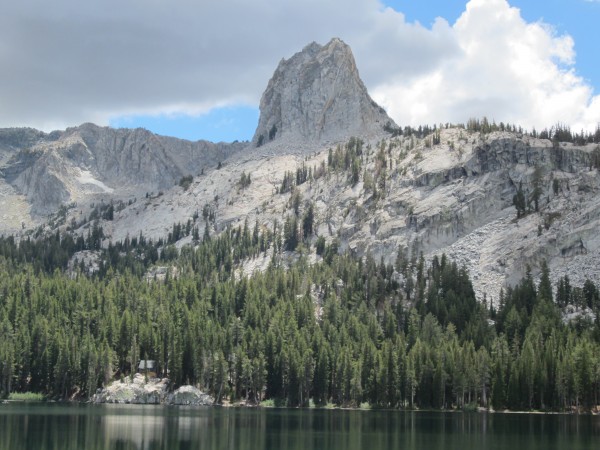 Crystal Crag &#40;from the shore of Lake George&#41;.  The North Arete...