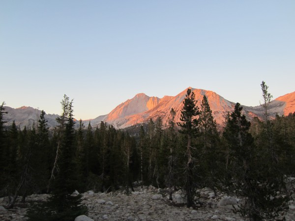 Mt Conness in the evening