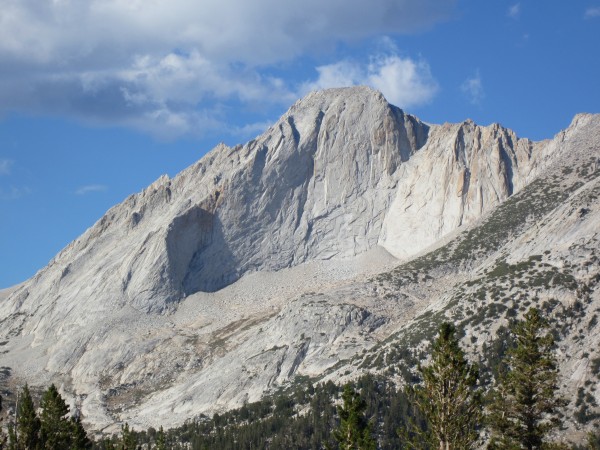 Looking back on the West Ridge of Mt Conness