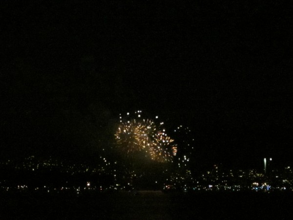 It all ended with a bang!  Summer fireworks on the beach!