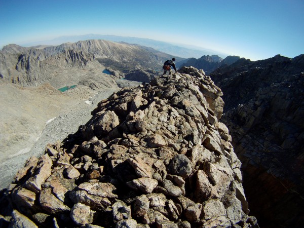 Charlie on the NW ridge of Tbolt