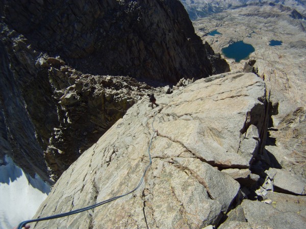 Charlie heads into the notch between Thunderbolt & Starlight