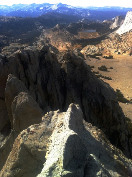 view from the summit of cockscomb