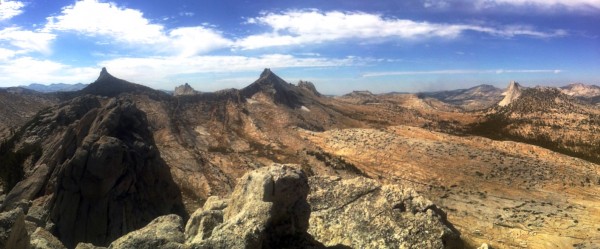 View from the summit of Unicorn- cathedral, echoes, matthes, cockscomb...