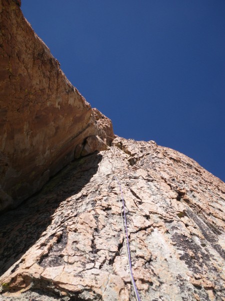 Bill's lead of the second pitch of SE Buttress &#40;variation&#41;