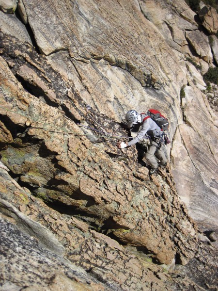 Me on second pitch of SE Buttress &#40;variation&#41;