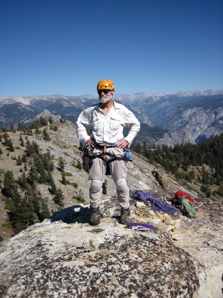 Bill on the summit of the Obelisk