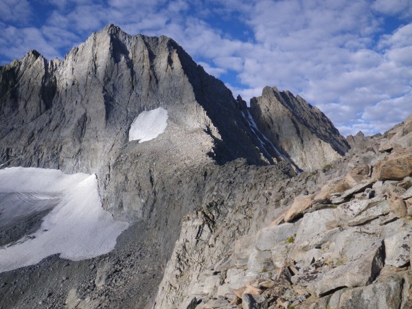 Heading up the ridge