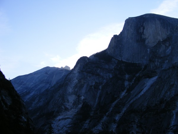 Half Dome at dawn from the base of the Prow. This is first of several ...