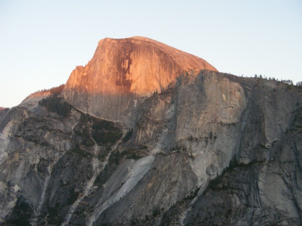 Half Dome from pitch 10 of the Prow.