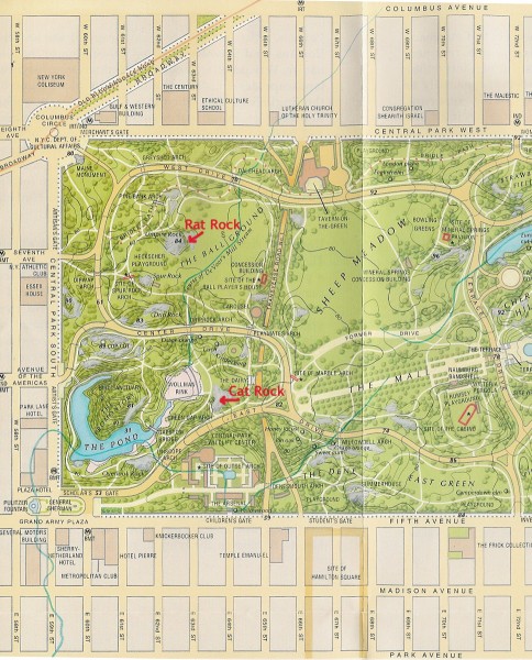 South end of Central Park.  North is right on this map.