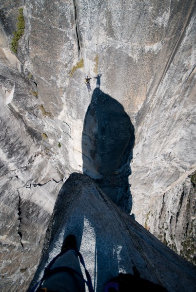 father son high 5 on lost arrow spire