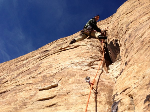 Dave attacks the heinous "ear" pitch.  Our final obstacle.