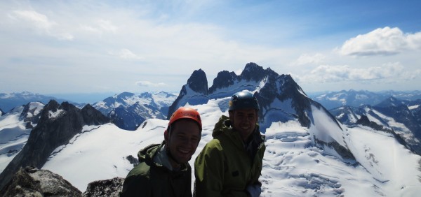 Bryan and I on the summit of Bugaboo Spire