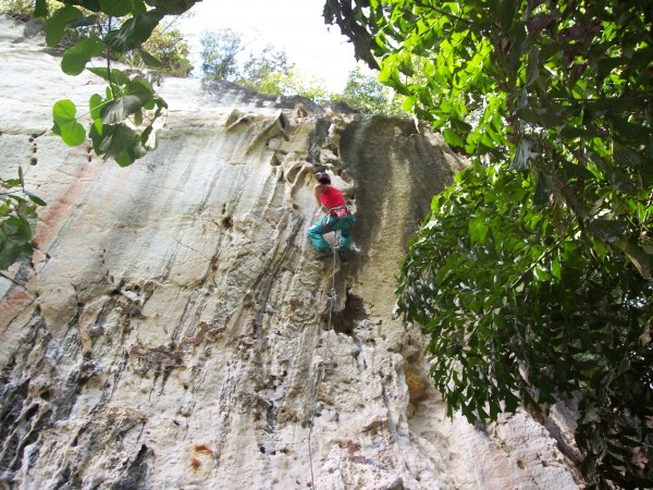 Jheryl leading Guyabano 5.11b, guyabano is a sweet fruit and a sweet r...