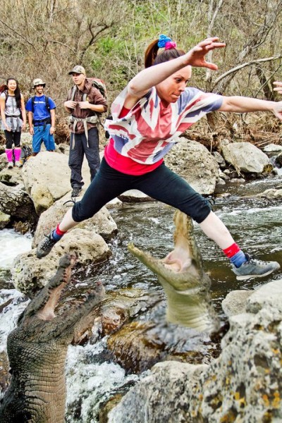 Scary Malibu Creek approach.