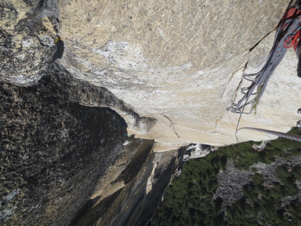 Looking down from the top of pitch 7