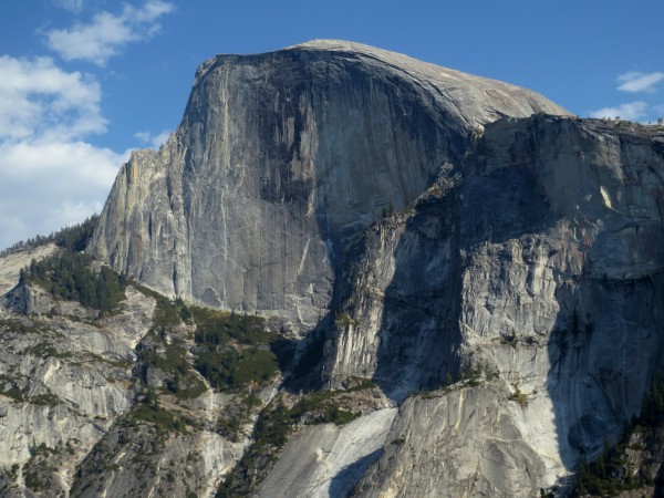 NW Face of Half Dome- what a beautiful wall!