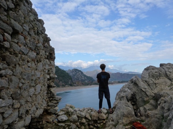 You had to hike through this 16th century Genoese fort to get to the c...