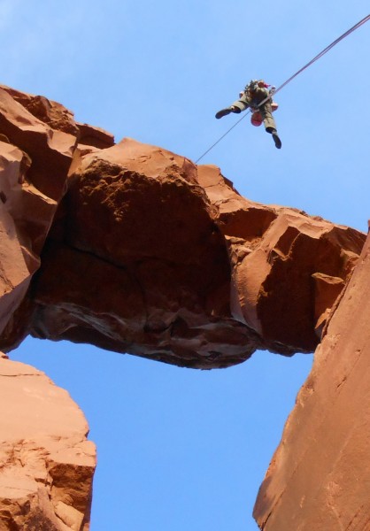 2012-11-15 - Rappel 2, rappelling the arch!