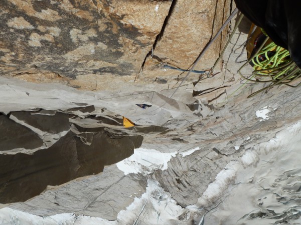 The Gateway Pitch... Stacked 5.11 and 5.12, four bolts 3 pitons