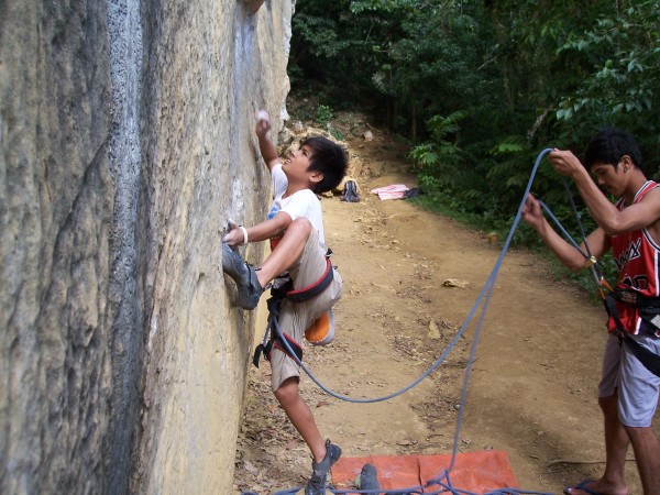 This is Jano leading one of the best 5.11a routes I've ever done. All ...