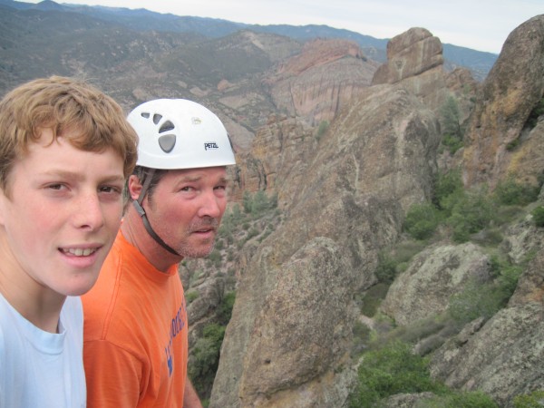 top of the wedge!