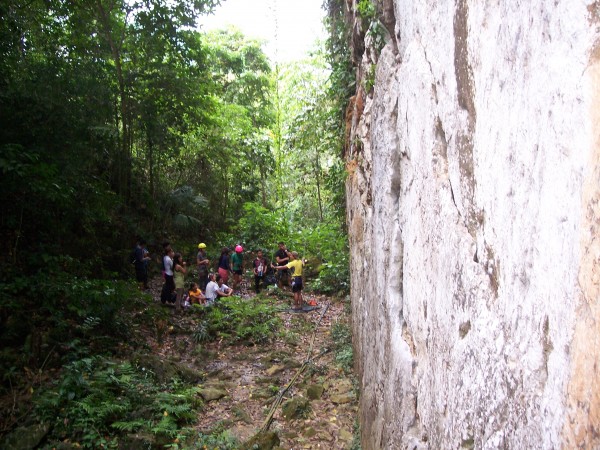 The teens getting their gear on. This area is called area 3 on the top...