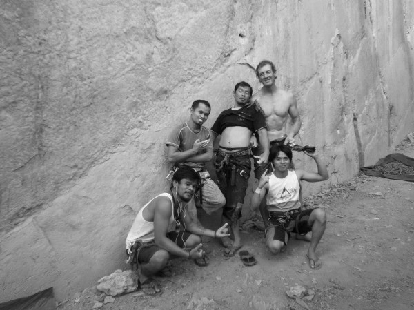 from left to right Enie &#40;local guide&#41;, Arnel, Willard, me, Ray...