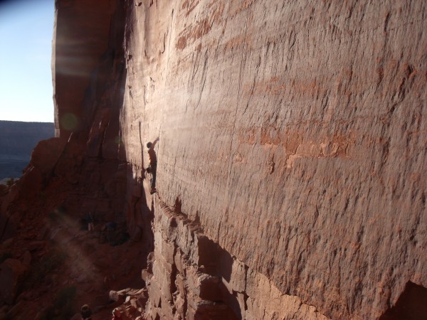 Unknown climber on Johnny Cat