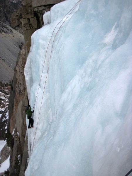 Frank getting after some steep fun.