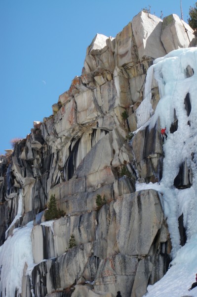 My turn - taking a lap near the rock margin &#40;pic courtesy of Sean ...