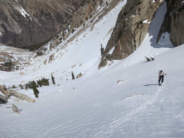 Steep skinning - beats walking!